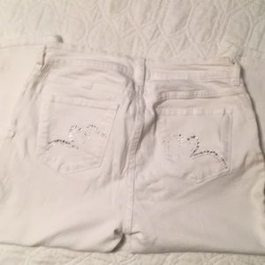 NYDJ white capris 12